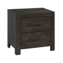 Holland 2-Drawer Nightstand in Dark Walnut by Picket House Furnishings