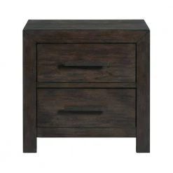 Holland 2-Drawer Nightstand in Dark Walnut by Picket House Furnishings -Picket House Furnishings Sales Store dark walnut picket house furnishings nightstands sy600ns c3 1000