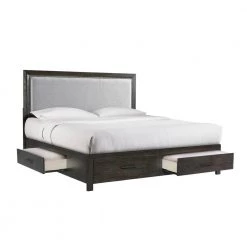 Holland Dark Walnut 4-Drawer King Storage Bed by Picket House Furnishings -Picket House Furnishings Sales Store dark walnut picket house furnishings panel beds sy600kb c3 1000