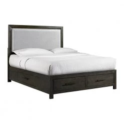 Picket House Furnishings Sales Store 34 Holland Dark Walnut 4-Drawer Queen Storage Bed by Picket House Furnishings