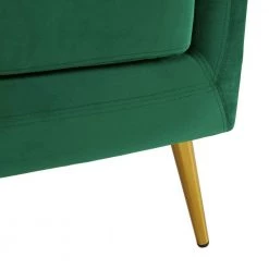 Zuri Accent Arm Chair with Gold Legs in Emerald by Picket House Furnishings -Picket House Furnishings Sales Store emerald picket house furnishings accent chairs ujs294101mle 1d 1000