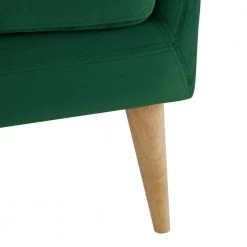 Zoe Accent Arm Chair with Wooden Legs in Emerald by Picket House Furnishings -Picket House Furnishings Sales Store emerald picket house furnishings accent chairs ujs294101wle 1d 1000