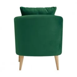Zoe Accent Arm Chair with Wooden Legs in Emerald by Picket House Furnishings -Picket House Furnishings Sales Store emerald picket house furnishings accent chairs ujs294101wle 1f 1000