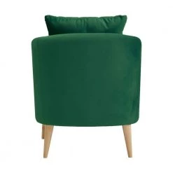 Zoe Accent Arm Chair with Wooden Legs in Emerald by Picket House Furnishings -Picket House Furnishings Sales Store emerald picket house furnishings accent chairs ujs294101wle 66 1000
