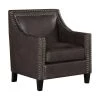 Sierra Espresso Elly Chair with Chrome Nails by Picket House Furnishings
