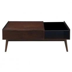 Morgan 48 in. Espresso Large Rectangle Wood Coffee Table with Lift Top by Picket House Furnishings -Picket House Furnishings Sales Store espresso picket house furnishings coffee tables cjtn400cte 4f 1000