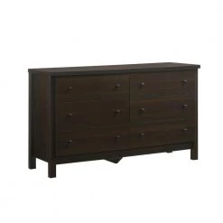 Espresso Cian 6-Drawer Dresser by Picket House Furnishings