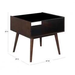 Morgan Espresso Mid-Century End Table by Picket House Furnishings 10 Morgan Espresso Mid-Century End Table by Picket House Furnishings -Picket House Furnishings Sales Store espresso picket house furnishings end side tables cjtn400ete 40 1000