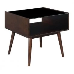 Morgan Espresso Mid-Century End Table by Picket House Furnishings