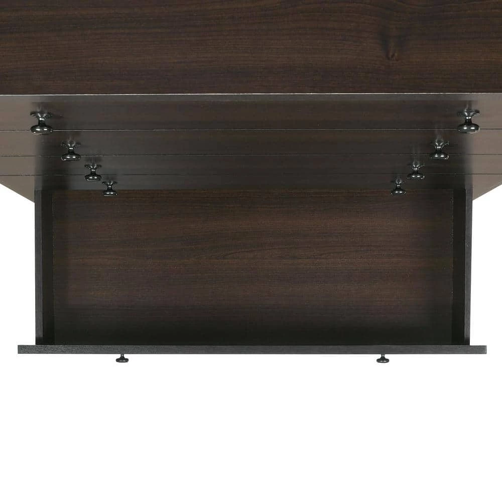 Cian 2-Drawer Espresso Nightstand (24 H x 20 W x 15 D) by Picket House Furnishings 5 Cian 2-Drawer Espresso Nightstand (24 H x 20 W x 15 D) by Picket House Furnishings - Image 5