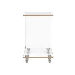 Peek Acrylic 13 in. Snack Table in Gold by Picket House Furnishings -Picket House Furnishings Sales Store gold picket house furnishings c tables cir700ste c3 1000