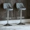 Baltimore Adjustable Gray Bar Stool (Set of 2) by Picket House Furnishings