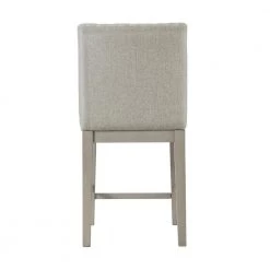 Calderon 24 in. High Back Wood Counter Height Side Chair Set in Gray (Set of 2) by Picket House Furnishings -Picket House Furnishings Sales Store gray picket house furnishings bar stools d 12040 csc3 44 1000