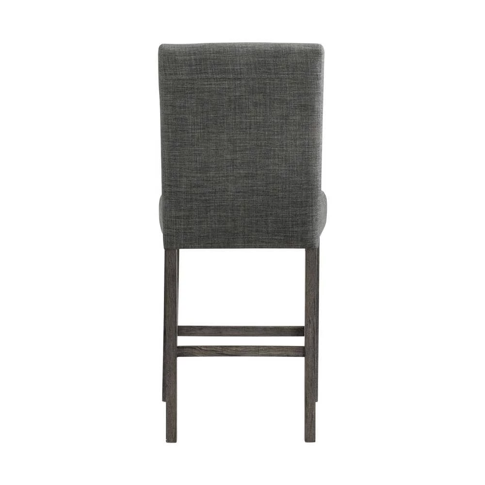 Turner 24 in. Charcoal High Back Wood Counter Chair Set (Set of 2) by Picket House Furnishings 6 Turner 24 in. Charcoal High Back Wood Counter Chair Set (Set of 2) by Picket House Furnishings - Image 6