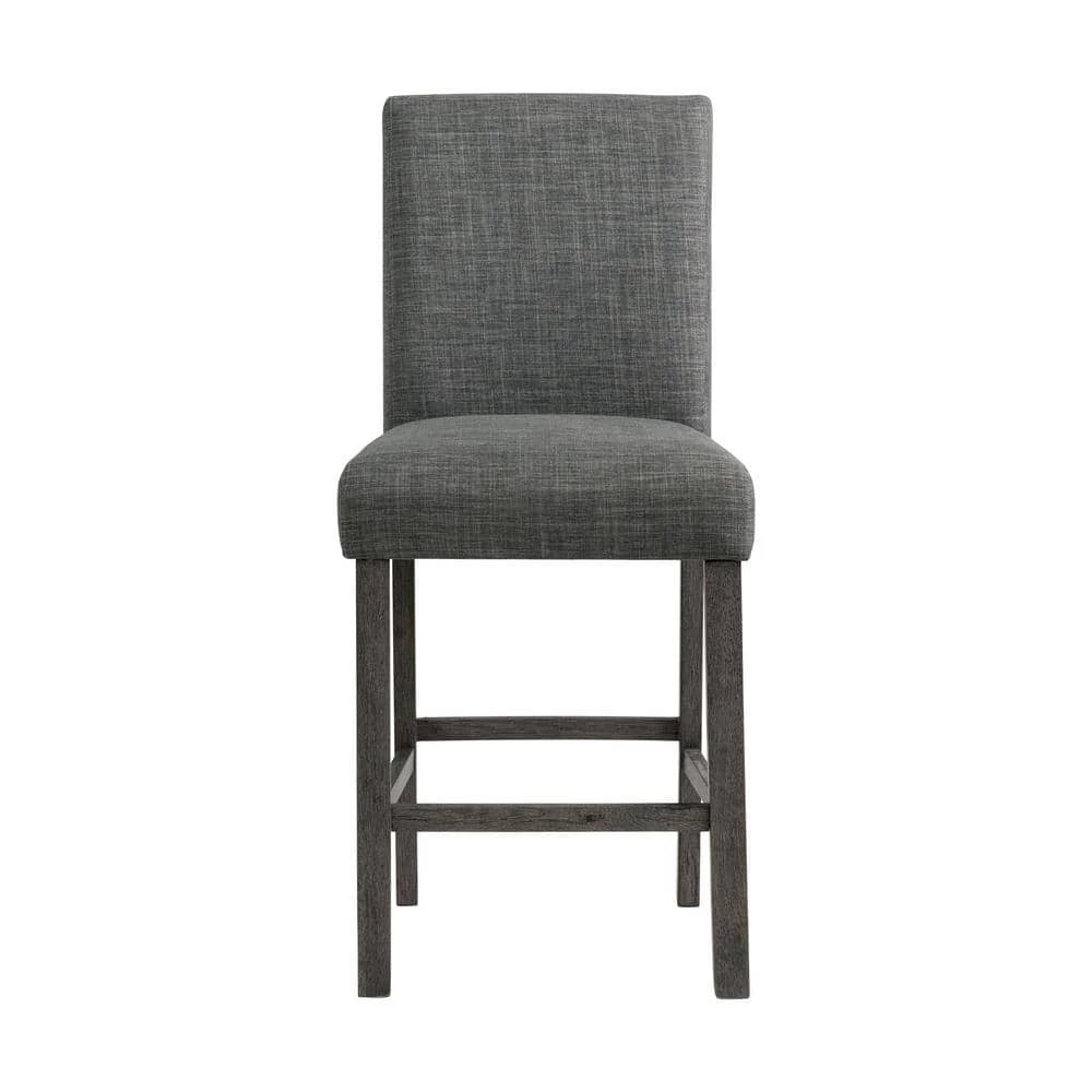 Turner 24 in. Charcoal High Back Wood Counter Chair Set (Set of 2) by Picket House Furnishings 4 Turner 24 in. Charcoal High Back Wood Counter Chair Set (Set of 2) by Picket House Furnishings - Image 4