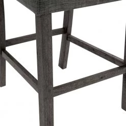 Turner 24 in. Charcoal High Back Wood Counter Chair Set (Set of 2) by Picket House Furnishings 16 Turner 24 in. Charcoal High Back Wood Counter Chair Set (Set of 2) by Picket House Furnishings -Picket House Furnishings Sales Store gray picket house furnishings bar stools d 14030 cscg 76 1000