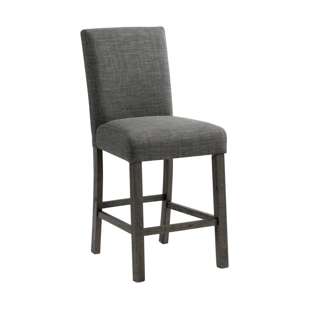 Turner 24 in. Charcoal High Back Wood Counter Chair Set (Set of 2) by Picket House Furnishings 2 Turner 24 in. Charcoal High Back Wood Counter Chair Set (Set of 2) by Picket House Furnishings - Image 2
