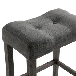 Turner 24 in. Charcoal Backless Wood Counter Stool (Set of 2) by Picket House Furnishings -Picket House Furnishings Sales Store gray picket house furnishings bar stools d 14034 bsge 44 1000