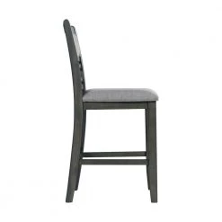 Taylor 24 in. Gray High Back Wood Counter Height Side Chair Set (Set of 2) by Picket House Furnishings 13 Taylor 24 in. Gray High Back Wood Counter Height Side Chair Set (Set of 2) by Picket House Furnishings -Picket House Furnishings Sales Store gray picket house furnishings bar stools dah350csc 1f 1000
