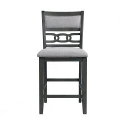 Taylor 24 in. Gray High Back Wood Counter Height Side Chair Set (Set of 2) by Picket House Furnishings 12 Taylor 24 in. Gray High Back Wood Counter Height Side Chair Set (Set of 2) by Picket House Furnishings -Picket House Furnishings Sales Store gray picket house furnishings bar stools dah350csc 4f 1000