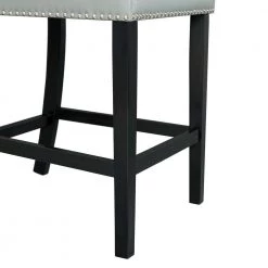 Pia 25 in. Grey Wood Faux Leather Counter Height Side Chair Set (Set of 2) by Picket House Furnishings 15 Pia 25 in. Grey Wood Faux Leather Counter Height Side Chair Set (Set of 2) by Picket House Furnishings -Picket House Furnishings Sales Store gray picket house furnishings bar stools dmi300csc fa 1000