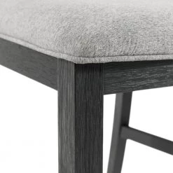 Kona 25 in. Black High Back Wood Counter Height Side Chair Set (Set of 2) by Picket House Furnishings -Picket House Furnishings Sales Store gray picket house furnishings bar stools dmt300csc fa 1000