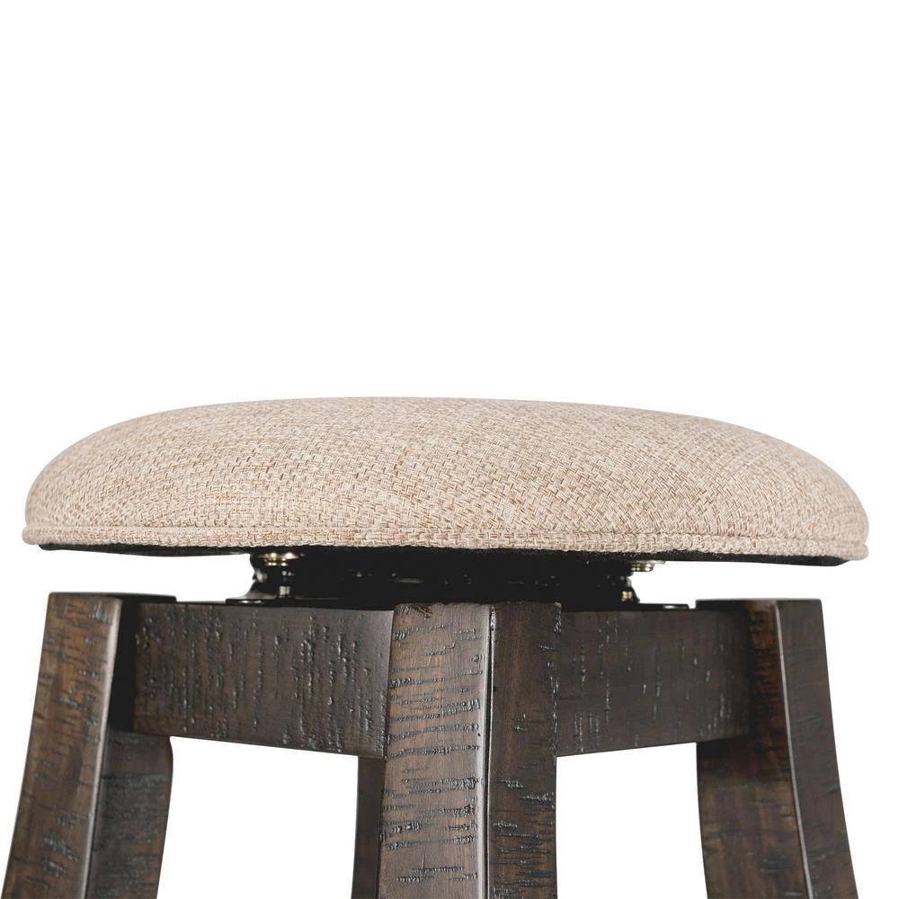 Stanford 30 in. Backless Wood Swivel Bar Stool Set in Walnut (Set of 2) by Picket House Furnishings 6 Stanford 30 in. Backless Wood Swivel Bar Stool Set in Walnut (Set of 2) by Picket House Furnishings - Image 6