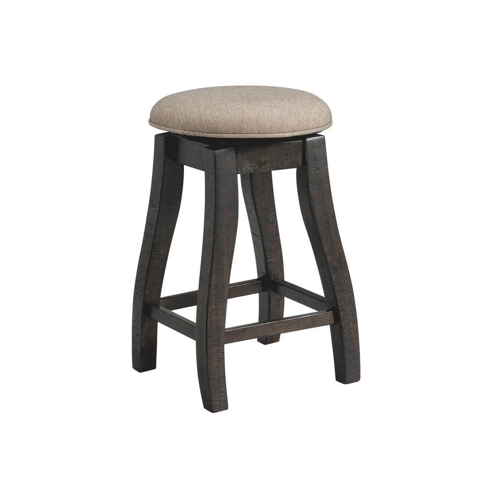 Stanford 30 in. Backless Wood Swivel Bar Stool Set in Walnut (Set of 2) by Picket House Furnishings 2 Stanford 30 in. Backless Wood Swivel Bar Stool Set in Walnut (Set of 2) by Picket House Furnishings - Image 2