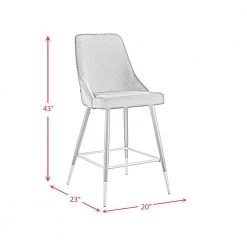 Zia 27 in. Gunmetal High Back Metal Bar Stool (Set of 2) by Picket House Furnishings 16 Zia 27 in. Gunmetal High Back Metal Bar Stool (Set of 2) by Picket House Furnishings -Picket House Furnishings Sales Store gray picket house furnishings bar stools r 1350 288 bse 76 1000