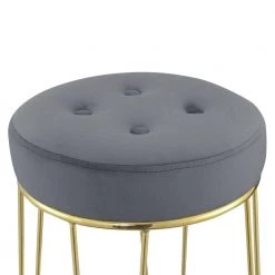 Vera 29 in. Gunmetal Backless Metal Bar Stool (Set of 2) by Picket House Furnishings -Picket House Furnishings Sales Store gray picket house furnishings bar stools r 2190 288 bse 4f 1000