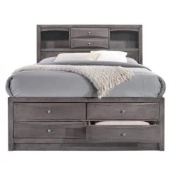 Madison 5-Piece Gray King Storage Bedroom Set by Picket House Furnishings -Picket House Furnishings Sales Store gray picket house furnishings bedroom sets eg170kb5pc c3 1000