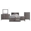 Madison 5-Piece Gray Queen Storage Bedroom Set by Picket House Furnishings