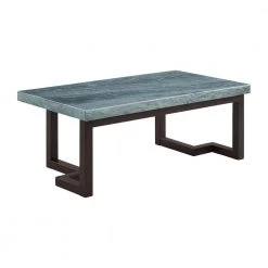 Cypher 48 in. Gray Rectangular Marble Coffee Table by Picket House Furnishings