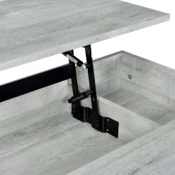 Eliott 47 in. Grey Rectangle Occasional Lift Top Wood Coffee Table with Castors by Picket House Furnishings -Picket House Furnishings Sales Store gray picket house furnishings coffee tables t 4330 ltctc 44 1000