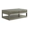 Tropez 50 in. Grey Rectangle Wood Coffee Table by Picket House Furnishings