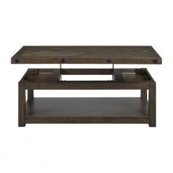 Rio 48 in. Gray Charcoal Rectangle Wood Coffee Table with Lift Top by Picket House Furnishings 10 Rio 48 in. Gray Charcoal Rectangle Wood Coffee Table with Lift Top by Picket House Furnishings -Picket House Furnishings Sales Store gray picket house furnishings coffee tables tco100ctlt 4f 1000