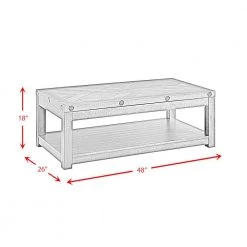 Rio 48 in. Gray Charcoal Rectangle Wood Coffee Table with Lift Top by Picket House Furnishings 14 Rio 48 in. Gray Charcoal Rectangle Wood Coffee Table with Lift Top by Picket House Furnishings -Picket House Furnishings Sales Store gray picket house furnishings coffee tables tco100ctlt 76 1000