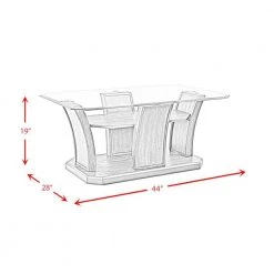 Simms 44 in. Rectangular Coffee Table in Grey by Picket House Furnishings -Picket House Furnishings Sales Store gray picket house furnishings coffee tables tpr350ct fa 1000