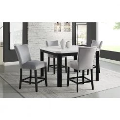 Celine Gray Velvet Counter Height Chair Set by Picket House Furnishings 11 Celine Gray Velvet Counter Height Chair Set by Picket House Furnishings -Picket House Furnishings Sales Store gray picket house furnishings dining chairs cfc300cvsc 31 1000