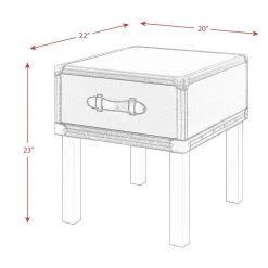 Newport Gray Transitional End Table by Picket House Furnishings -Picket House Furnishings Sales Store gray picket house furnishings end side tables clu300ete a0 1000