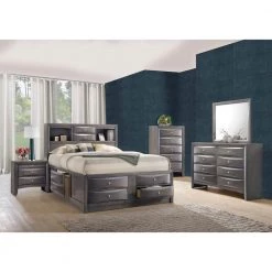 Madison Gray King Storage Bed by Picket House Furnishings 9 Madison Gray King Storage Bed by Picket House Furnishings -Picket House Furnishings Sales Store gray picket house furnishings panel beds eg170kb 31 1000