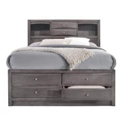 Madison Gray King Storage Bed by Picket House Furnishings 7 Madison Gray King Storage Bed by Picket House Furnishings -Picket House Furnishings Sales Store gray picket house furnishings panel beds eg170kb c3 1000