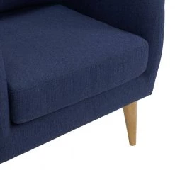 Zoe Accent Arm Chair with Wooden Legs in Blue by Picket House Furnishings -Picket House Furnishings Sales Store green picket house furnishings accent chairs ujs679101wle 76 1000