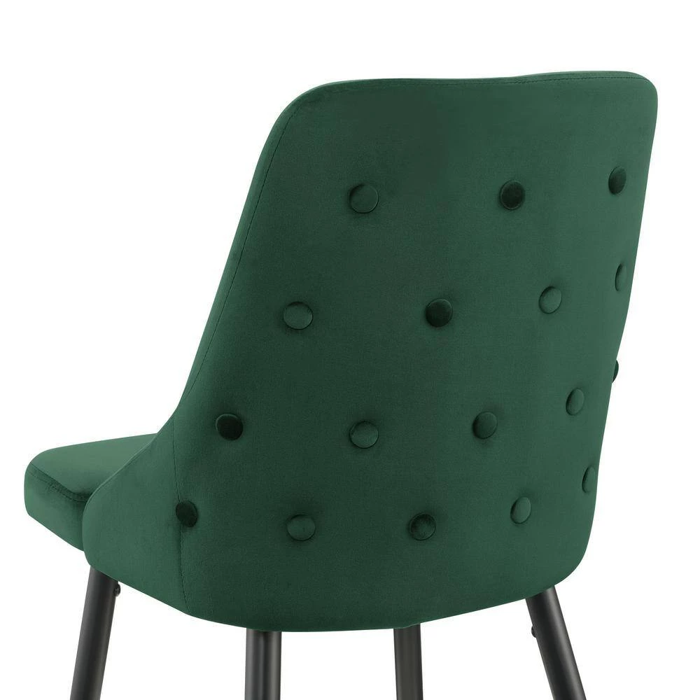 Zia 27 in. Emerald High Back Metal Bar Stool (Set of 2) by Picket House Furnishings 7 Zia 27 in. Emerald High Back Metal Bar Stool (Set of 2) by Picket House Furnishings - Image 7
