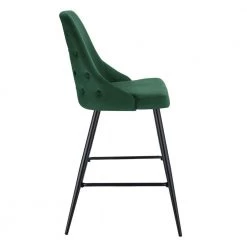 Ziva 27 in. Emerald High Back Metal Bar Stool (Set of 2) by Picket House Furnishings -Picket House Furnishings Sales Store green picket house furnishings bar stools r 2070 294 bse 1f 1000