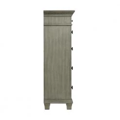 Clovis 5-Drawer Chest in Grey by Picket House Furnishings -Picket House Furnishings Sales Store grey picket house furnishings chest of drawers cw300ch 4f 1000