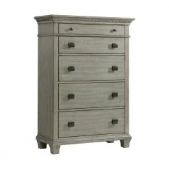 Clovis 5-Drawer Chest in Grey by Picket House Furnishings