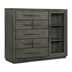 7-Drawer Hollis Gentlemen's Chest in Gray by Picket House Furnishings