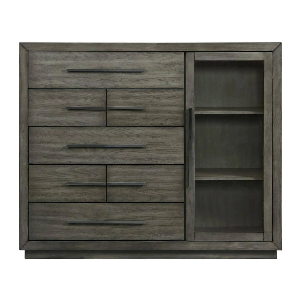 7-Drawer Hollis Gentlemen's Chest in Gray by Picket House Furnishings 2 7-Drawer Hollis Gentlemen's Chest in Gray by Picket House Furnishings - Image 2