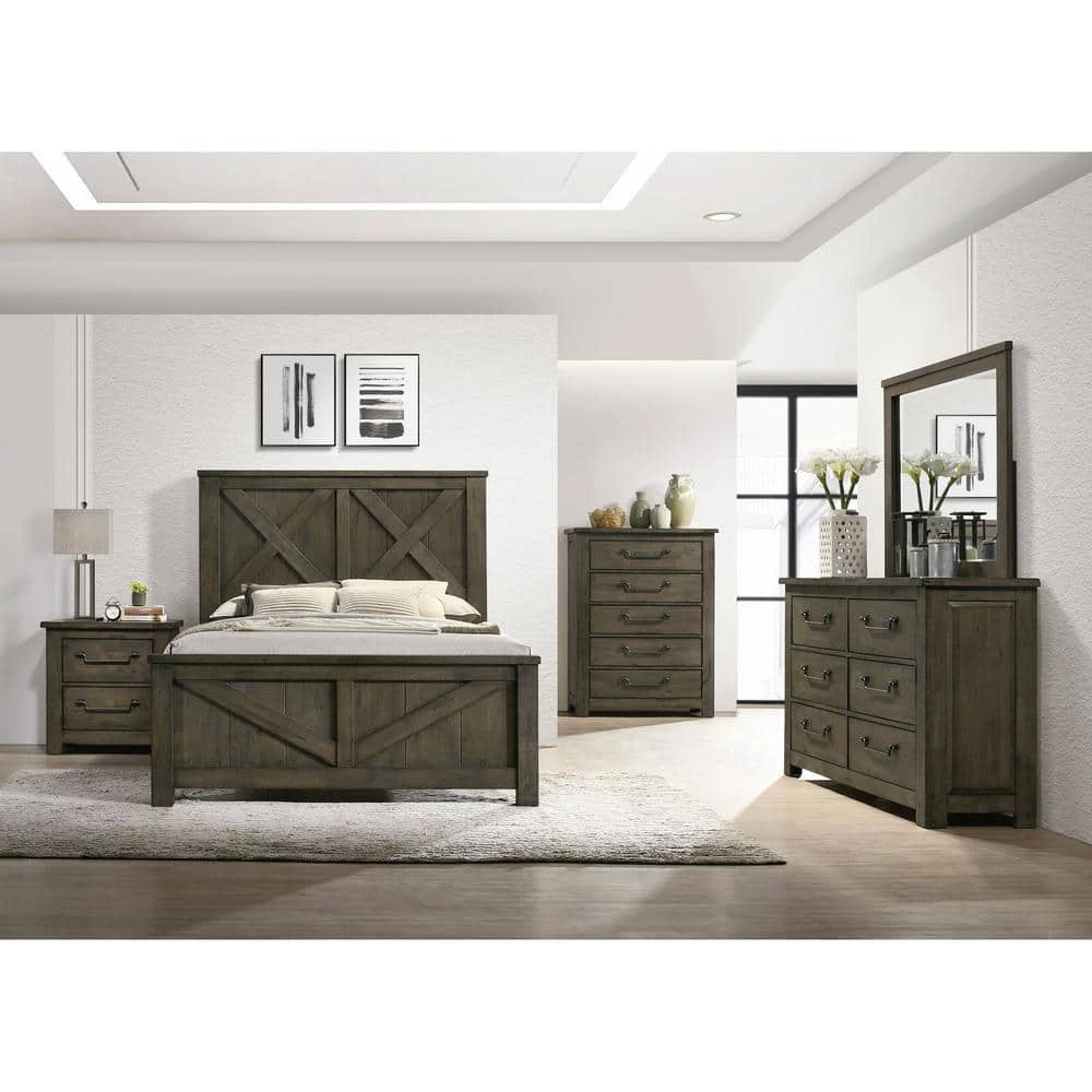 Memphis 5-Drawer Chest in Grey by Picket House Furnishings 9 Memphis 5-Drawer Chest in Grey by Picket House Furnishings - Image 9